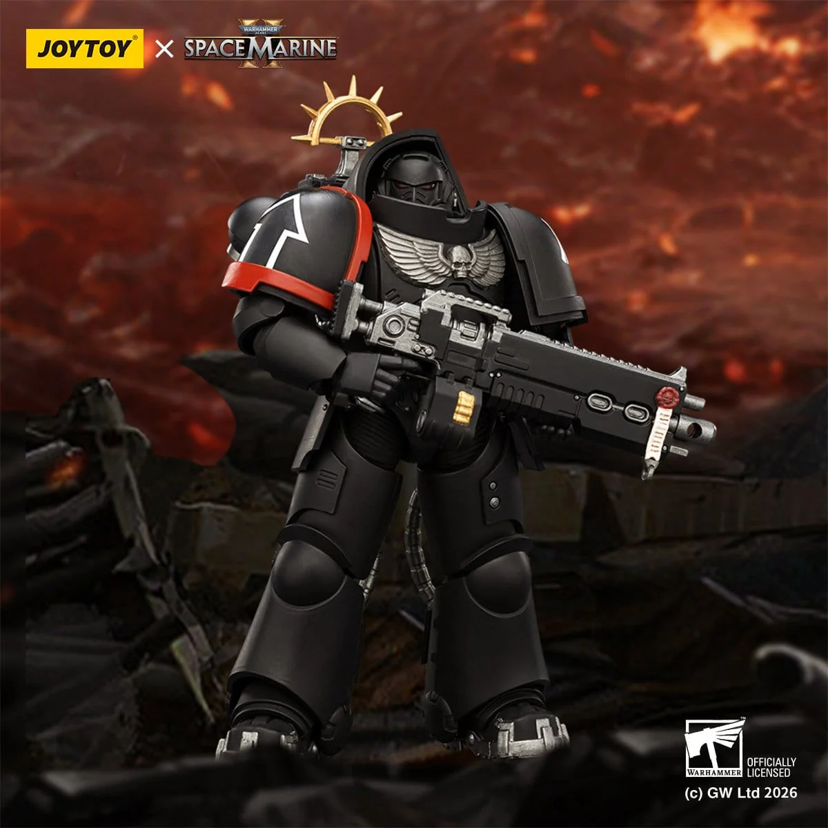Joy Toy Warhammer 40k: Raven Guard Heavy Intercessor 13cm - Image 11