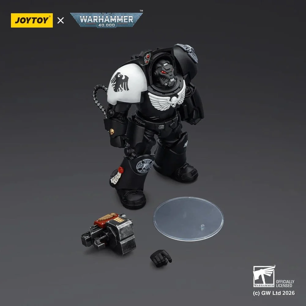 Joy Toy Warhammer 40k: Raven Guard Terminator 2 with Power Fist and Storm Bolter 14cm - Image 5