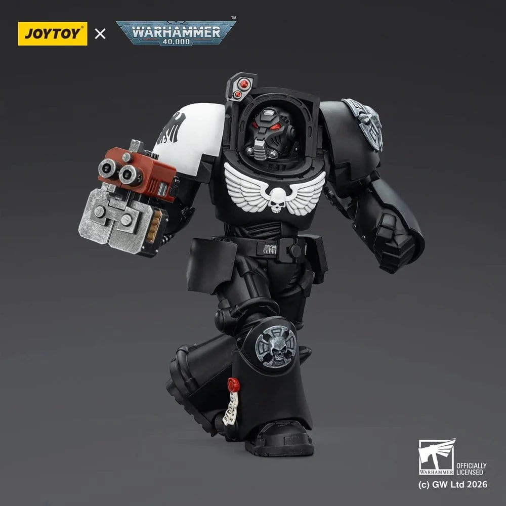 Joy Toy Warhammer 40k: Raven Guard Terminator 2 with Power Fist and Storm Bolter 14cm - Image 6