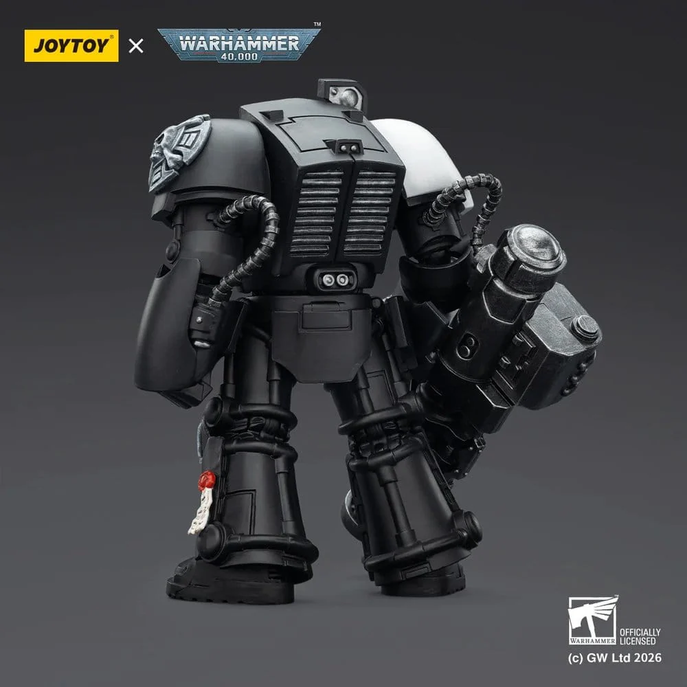Joy Toy Warhammer 40k: Raven Guard Terminator 3 with Power Fist and Assault Cannon 14cm - Image 3