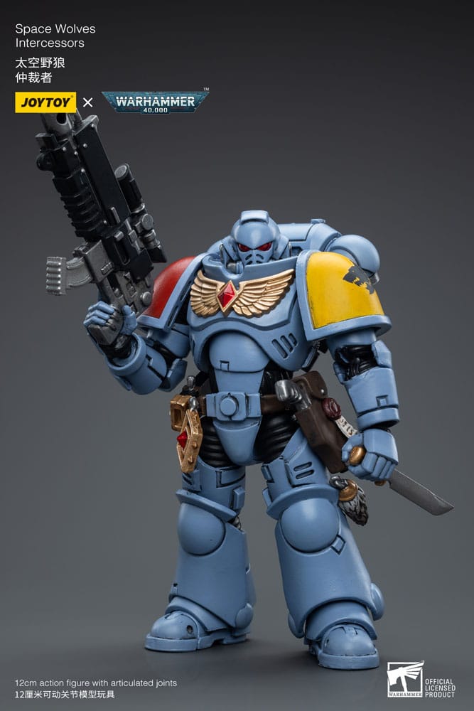 Joy Toy Warhammer 40k: Space Wolves Intercessor 12cm - Image 12