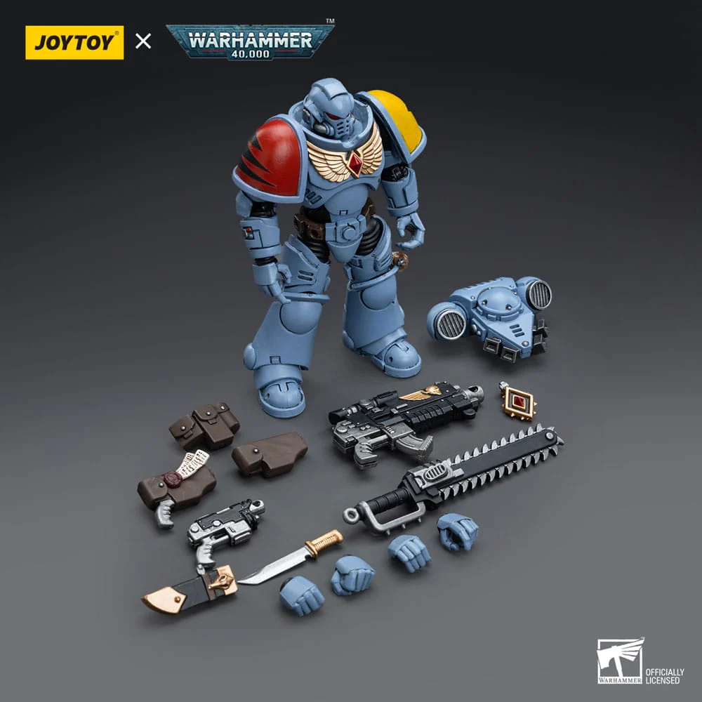 Joy Toy Warhammer 40k: Space Wolves Intercessor 12cm - Image 2