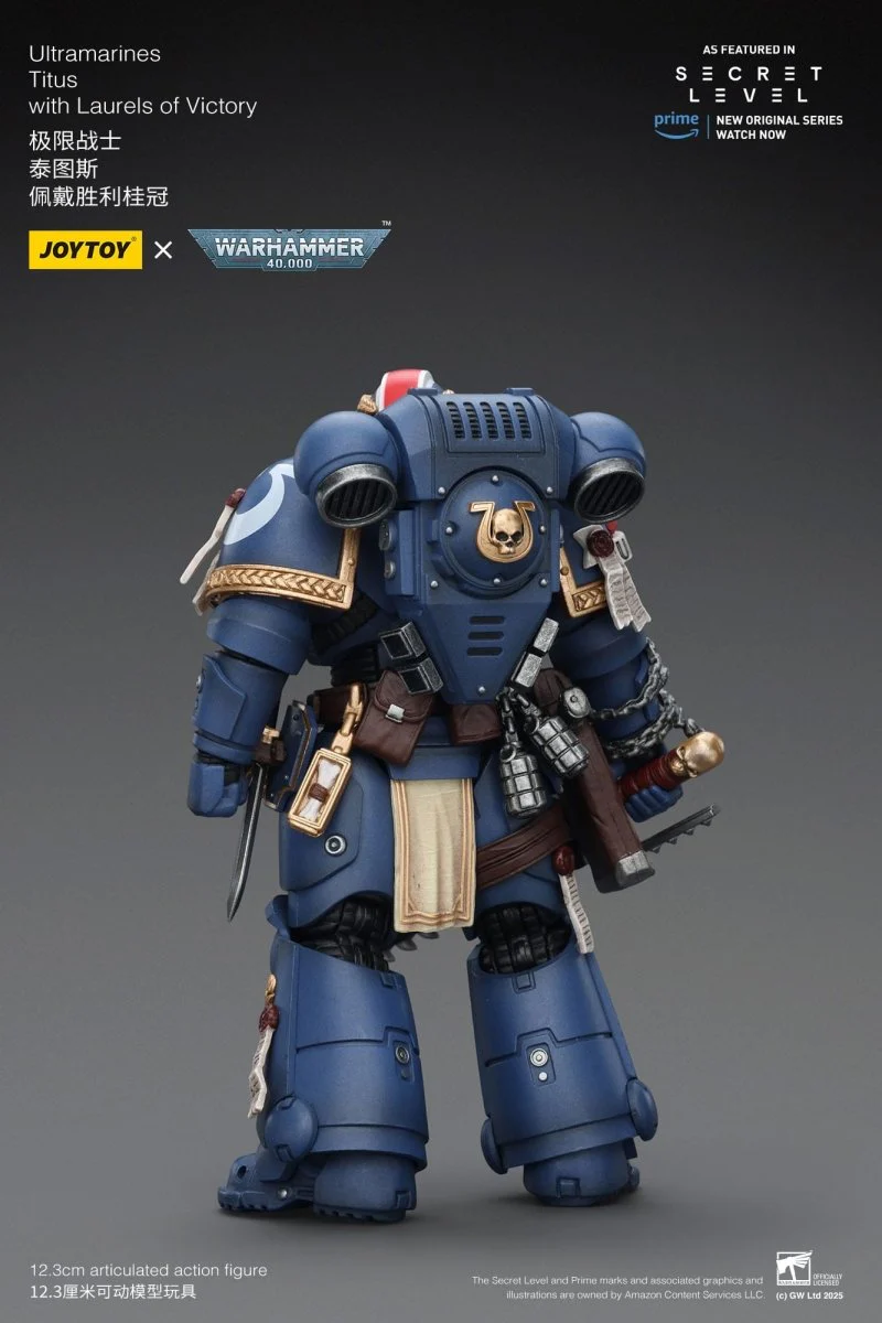 Joy Toy Warhammer 40k: Ultramarines Titus with Laurels of Victory 13cm - Image 4