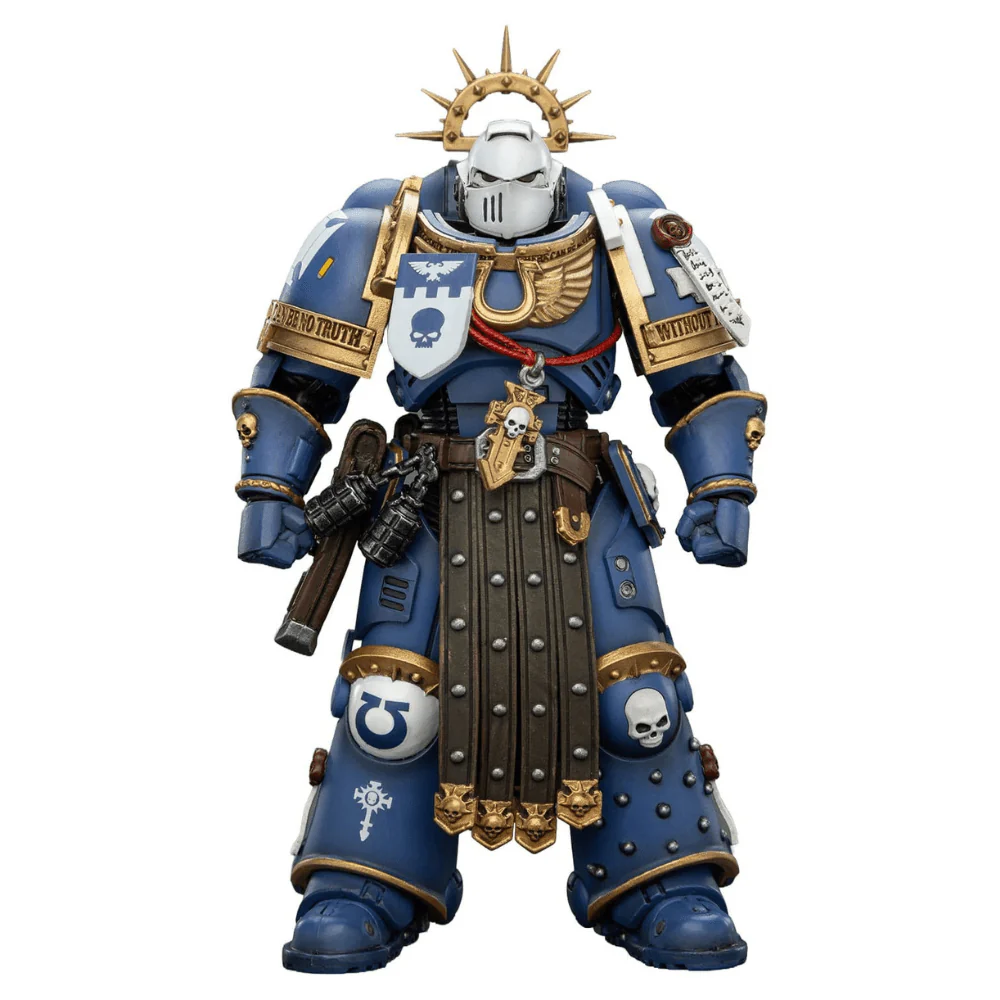 Joy Toy Warhammer 40k: Ultramarines Torvald with Power Sword, Stormshield and Bolt Pistol 13cm
