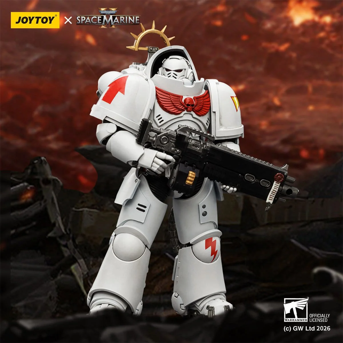 Joy Toy Warhammer 40k: White Scars Heavy Intercessor 13cm - Image 11