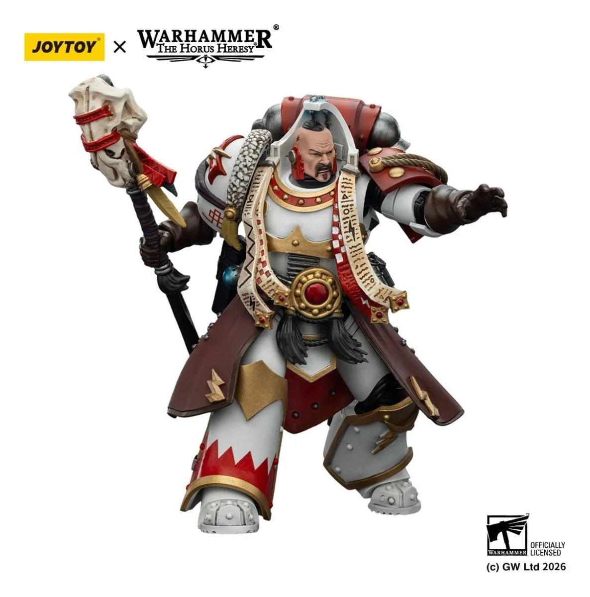Joy Toy Warhammer 40k: White Scars Stormseer Consulwith Force Staff and Bolt Pistol 12cm - Image 3
