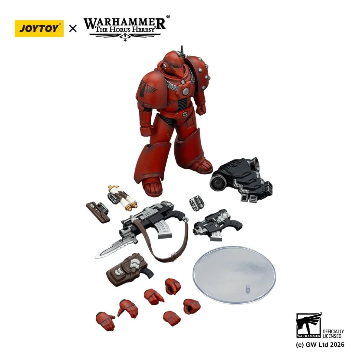 Joy Toy Warhammer The Horus Heresy: Blood Angels MKVI Tactical Legionary 12cm - Image 2