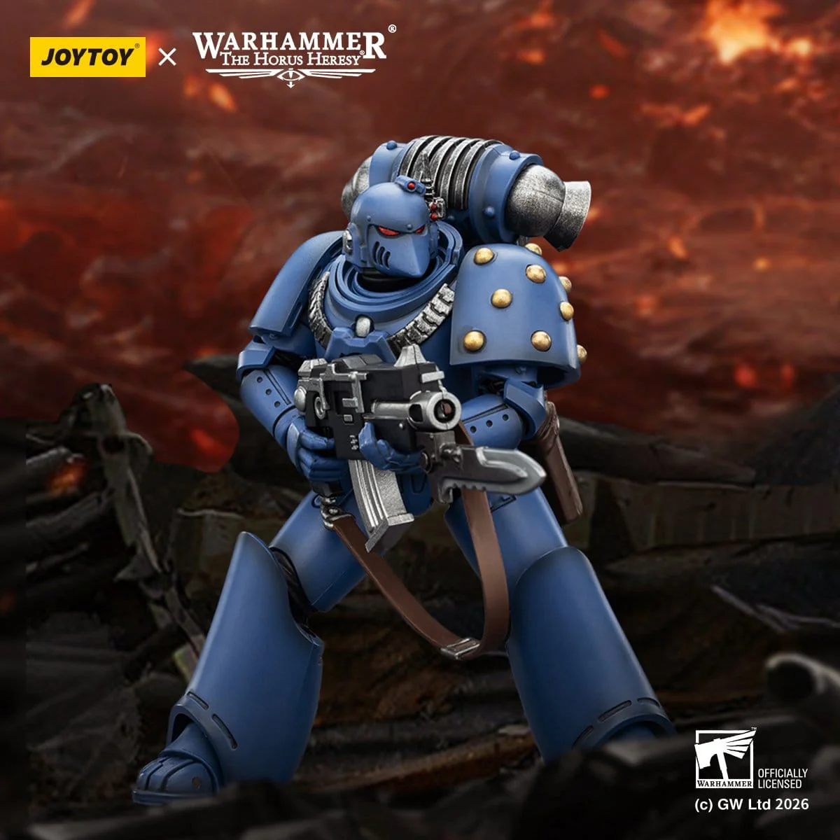 Joy Toy Warhammer The Horus Heresy: Ultramarines MKVI Tactical Legionary 12cm - Image 11