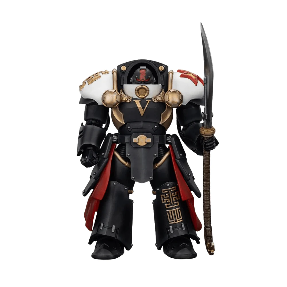 Joy Toy Warhammer The Horus Heresy: White Scars Ebon Keshig Terminator 1 with Power Glaive 13cm