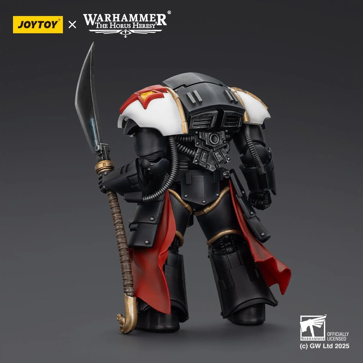 Joy Toy Warhammer The Horus Heresy: White Scars Ebon Keshig Terminator 1 with Power Glaive 13cm - Image 10