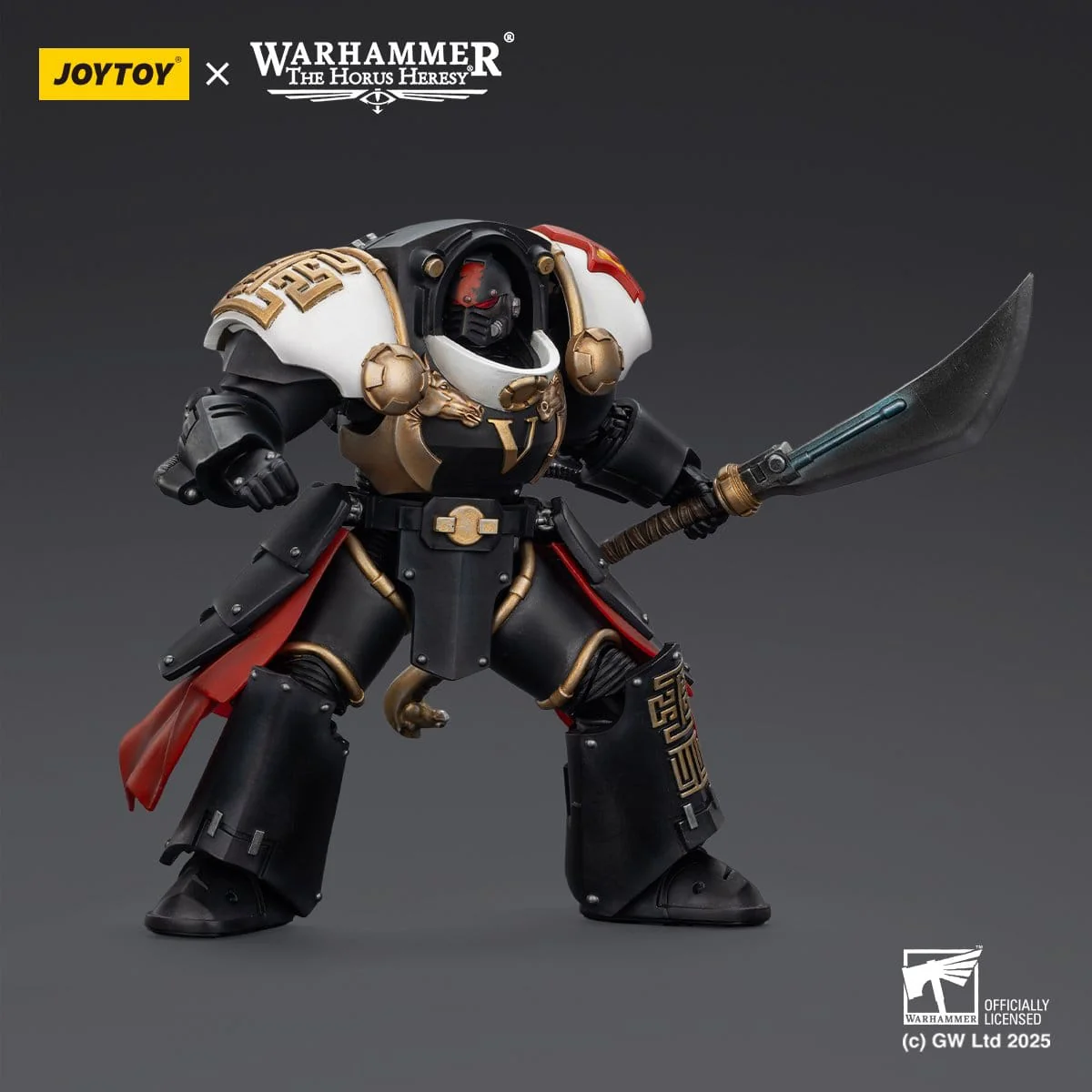 Joy Toy Warhammer The Horus Heresy: White Scars Ebon Keshig Terminator 1 with Power Glaive 13cm - Image 11