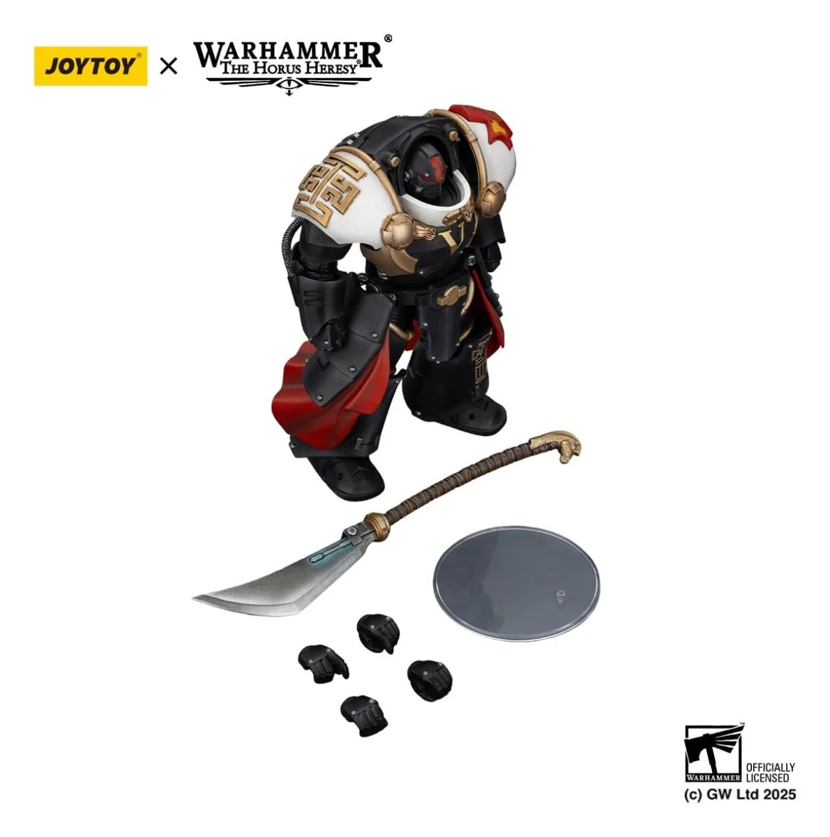Joy Toy Warhammer The Horus Heresy: White Scars Ebon Keshig Terminator 1 with Power Glaive 13cm - Image 2