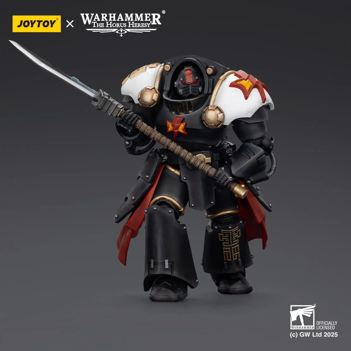 Joy Toy Warhammer The Horus Heresy: White Scars Ebon Keshig Terminator 2 with Power Glaive 13cm - Image 11