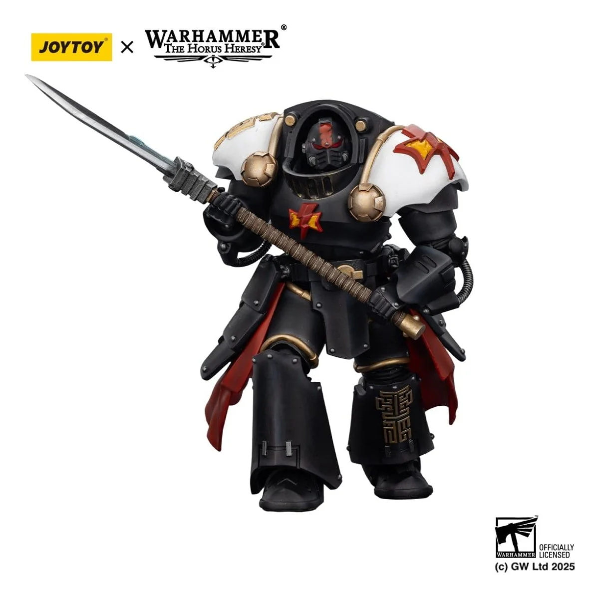 Joy Toy Warhammer The Horus Heresy: White Scars Ebon Keshig Terminator 2 with Power Glaive 13cm - Image 4
