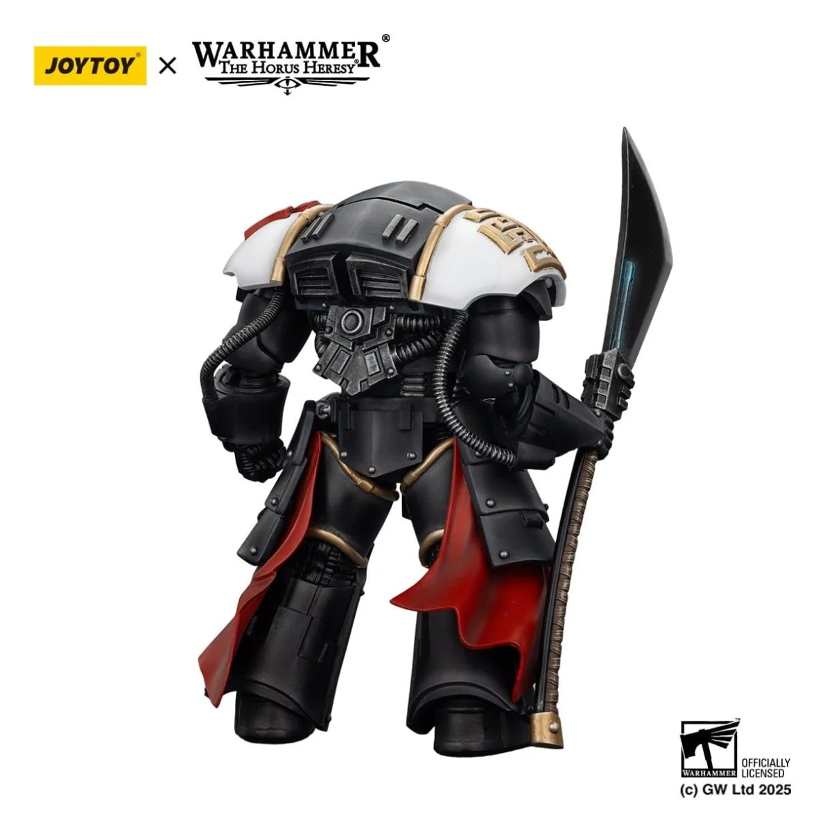 Joy Toy Warhammer The Horus Heresy: White Scars Ebon Keshig Terminator 2 with Power Glaive 13cm - Image 5
