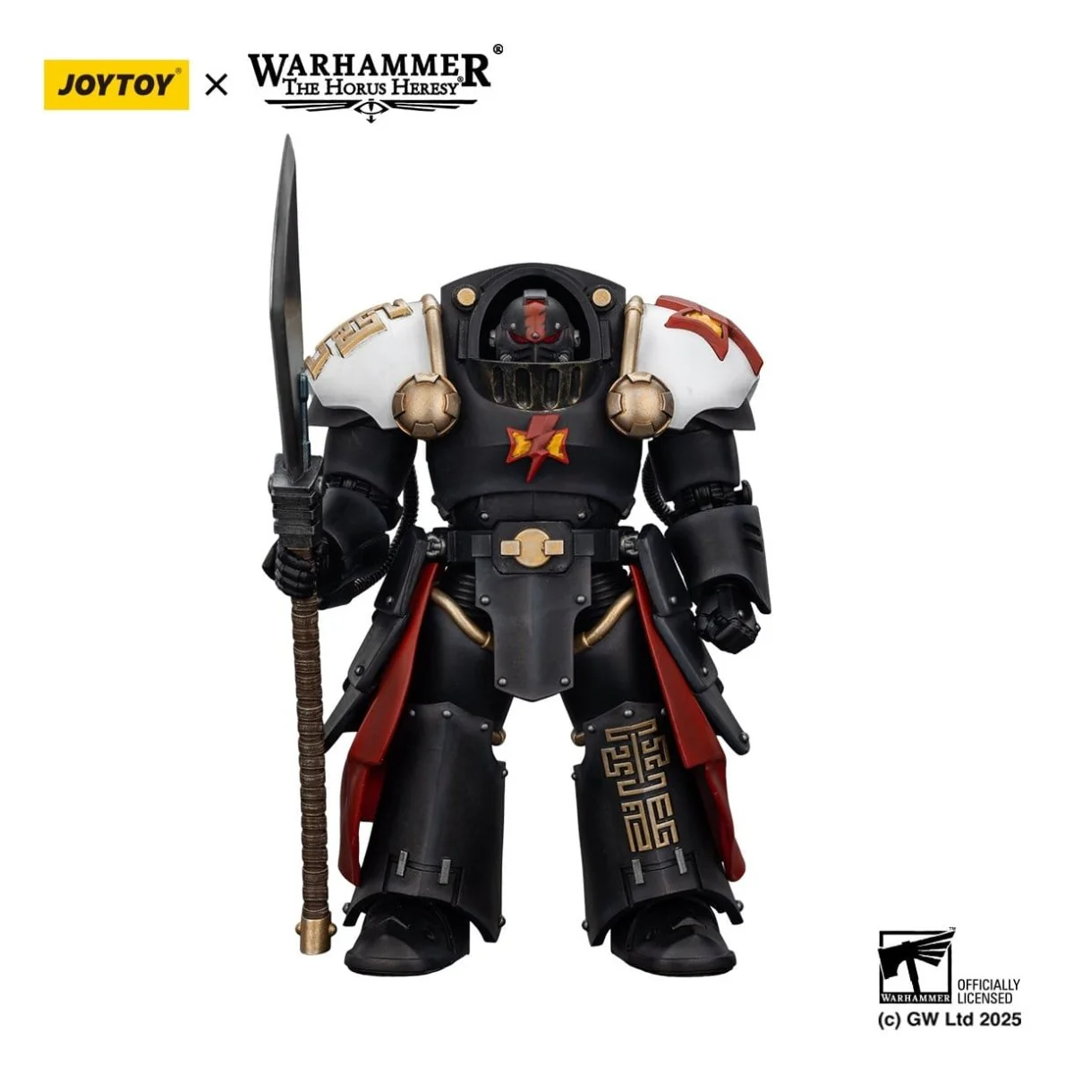 Joy Toy Warhammer The Horus Heresy: White Scars Ebon Keshig Terminator 2 with Power Glaive 13cm - Image 6