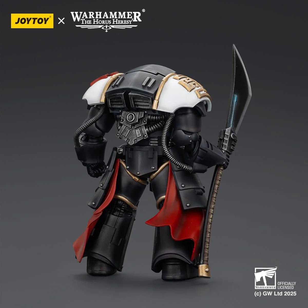 Joy Toy Warhammer The Horus Heresy: White Scars Ebon Keshig Terminator 2 with Power Glaive 13cm - Image 9