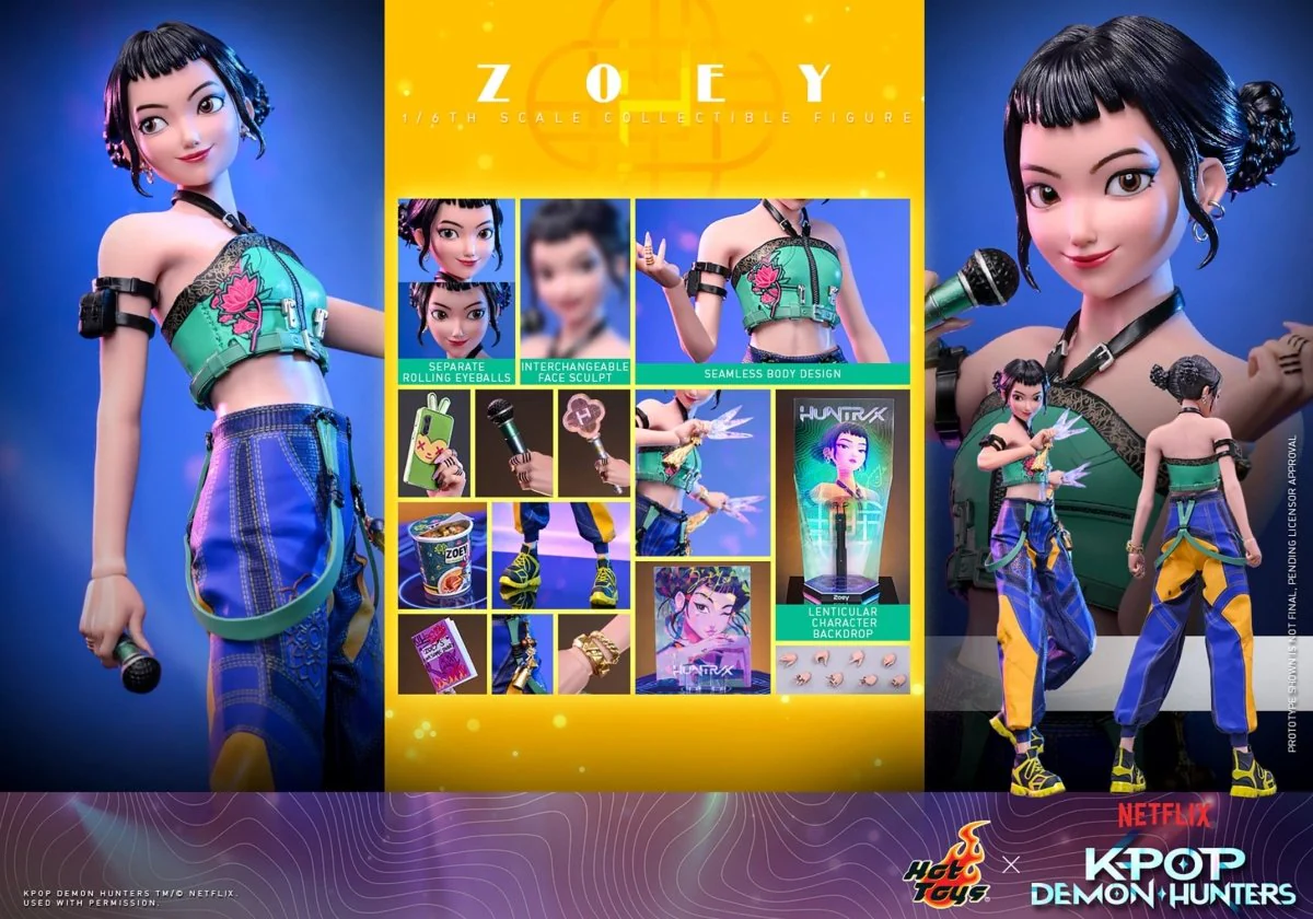 Hot Toys KPop Demon Hunters: Zoey 27cm - Image 21