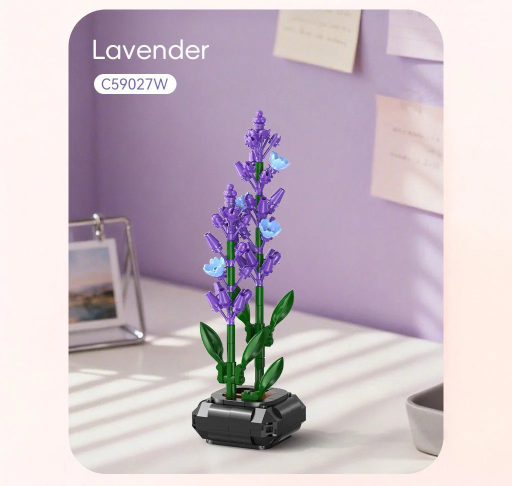 CaDA Lavender Building Block Planter - 205 pcs - Image 3