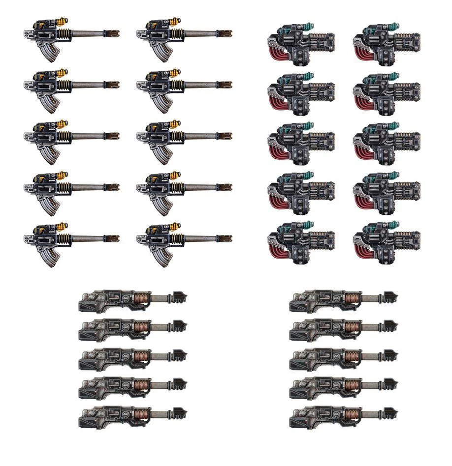 Legiones Astartes: Heavy Weapons Upgrade Set - Volkite Culverins, Lascannons & Autocannons - Image 2