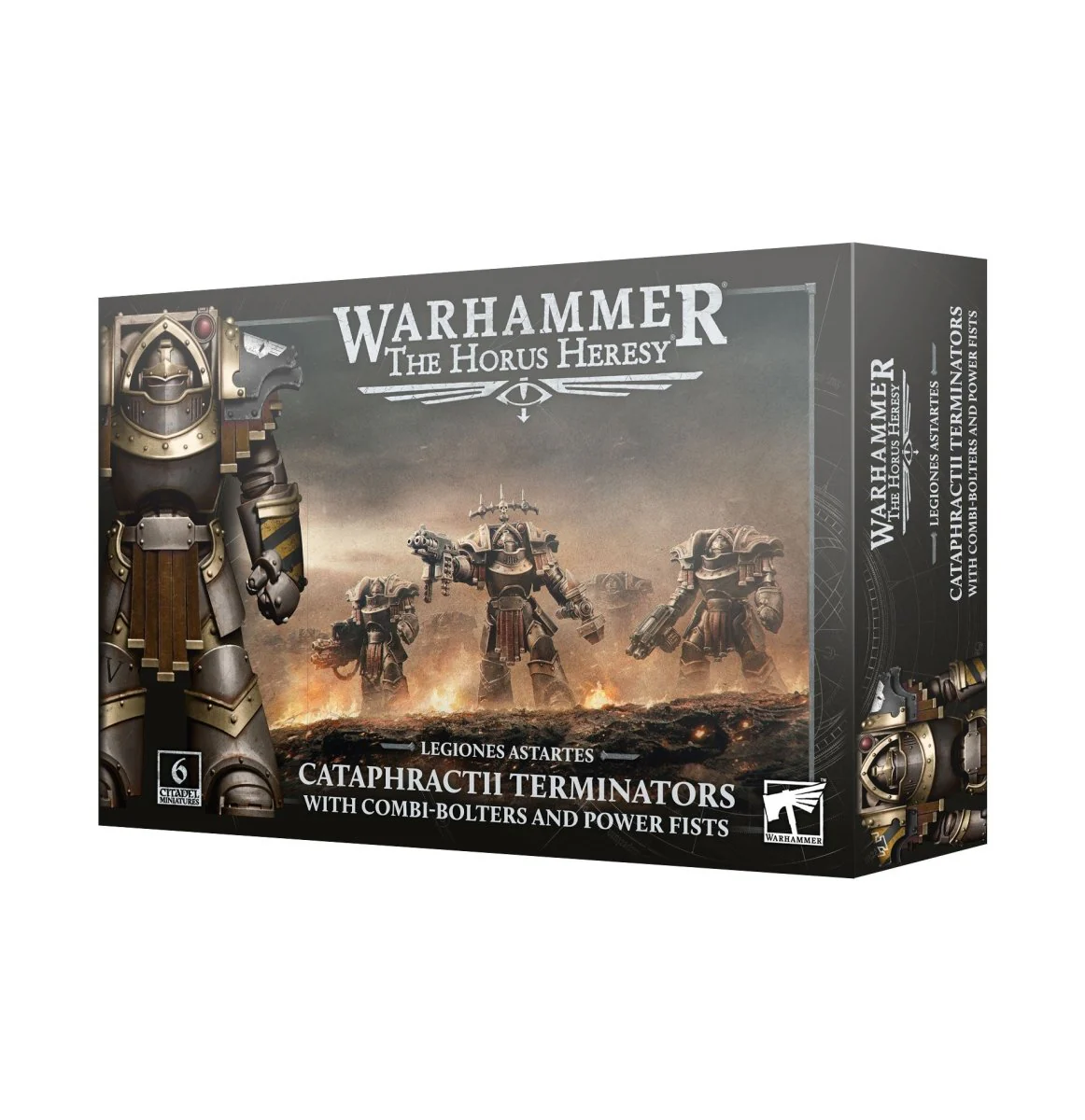 Legiones Astartes: Cataphractii Terminators with Volkite Chargers & Power Fists