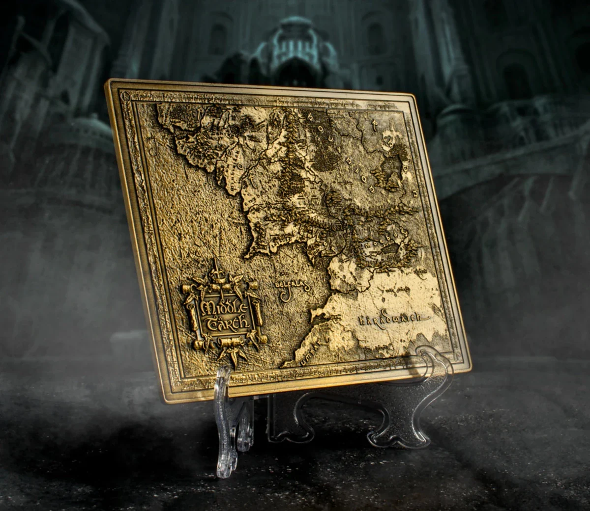 Lord of the Rings Middle Earth Metal Map - Image 15