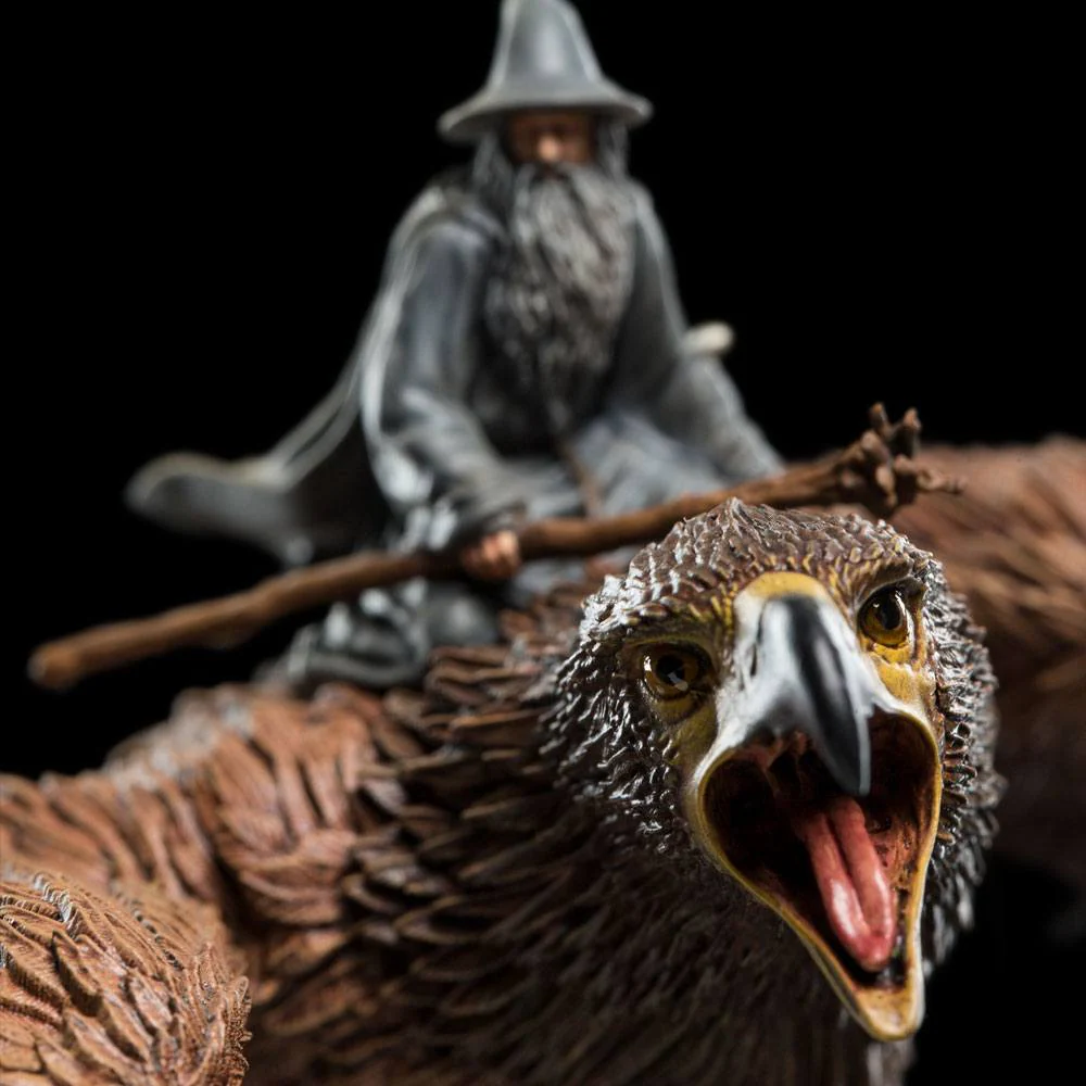 Lord of the Rings Statue Gandalf on Gwaihir 15cm ETA 28 Days - Image 6