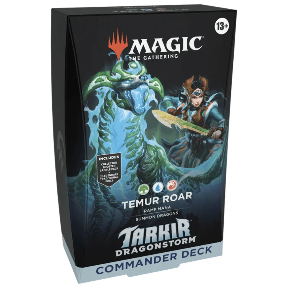 Magic The Gathering: Tarkir Dragonstorm Commander Deck - Temur Roar