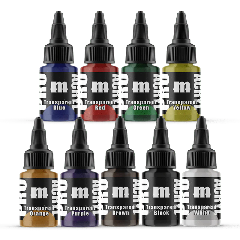 Pro Acryl - Expansion Set #2 - Transparents - 9 Colors - Image 2