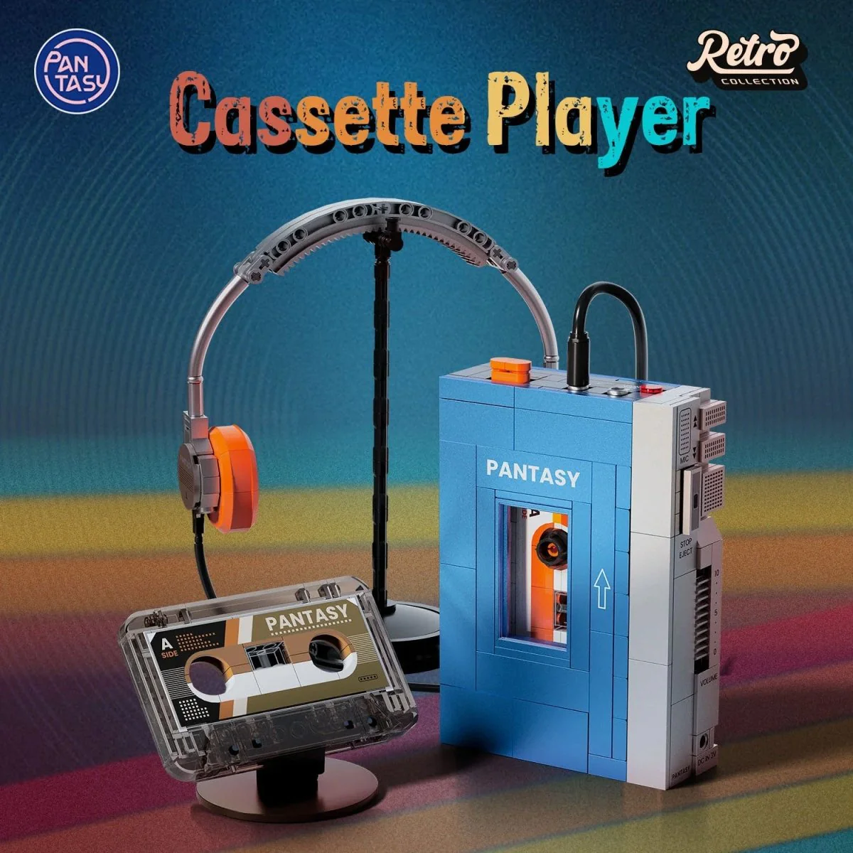 Pantasy Retro Tape Cassette Player - 569 pcs - Image 5