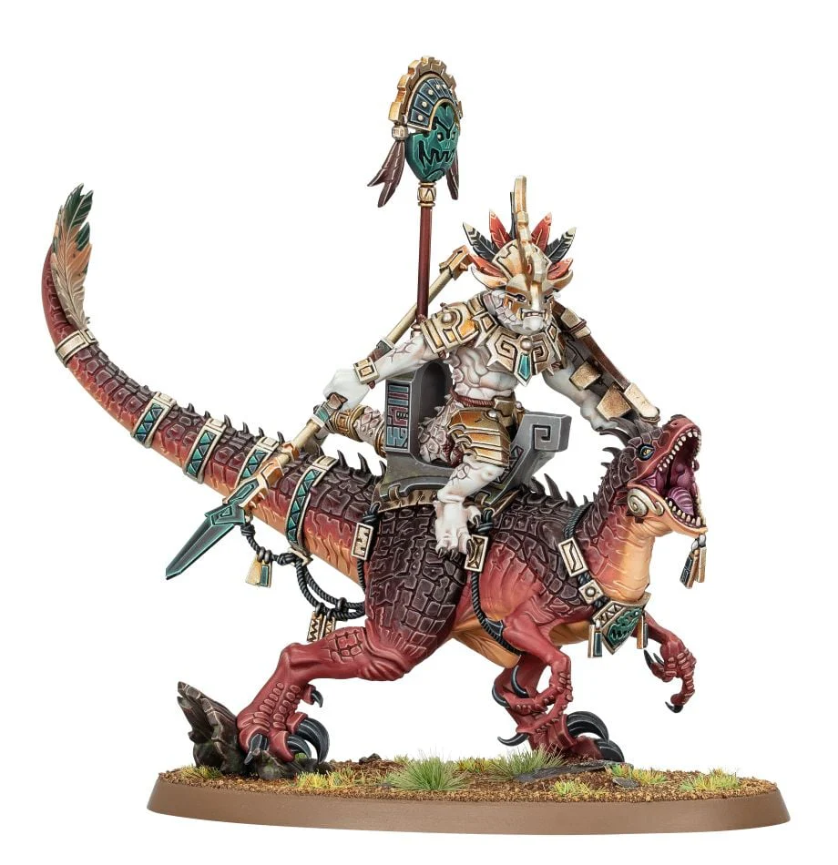 Seraphon: Saurus Scar-Veteran on Aggradon - Image 2