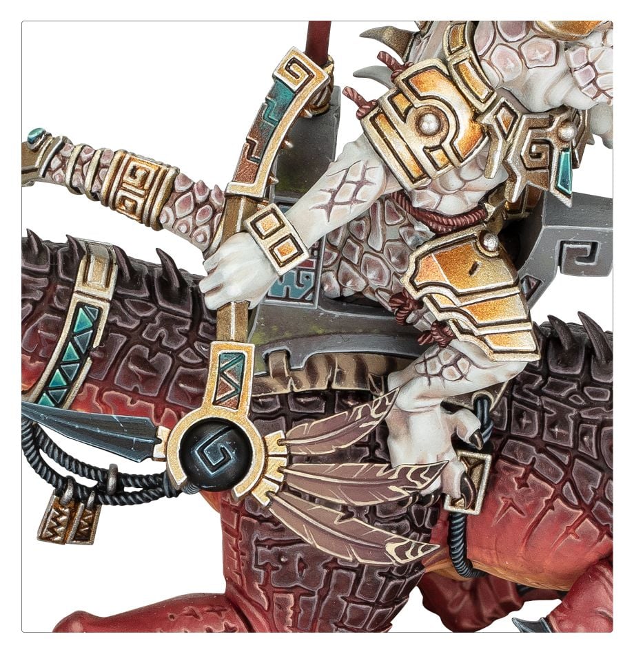 Seraphon: Saurus Scar-Veteran on Aggradon - Image 3