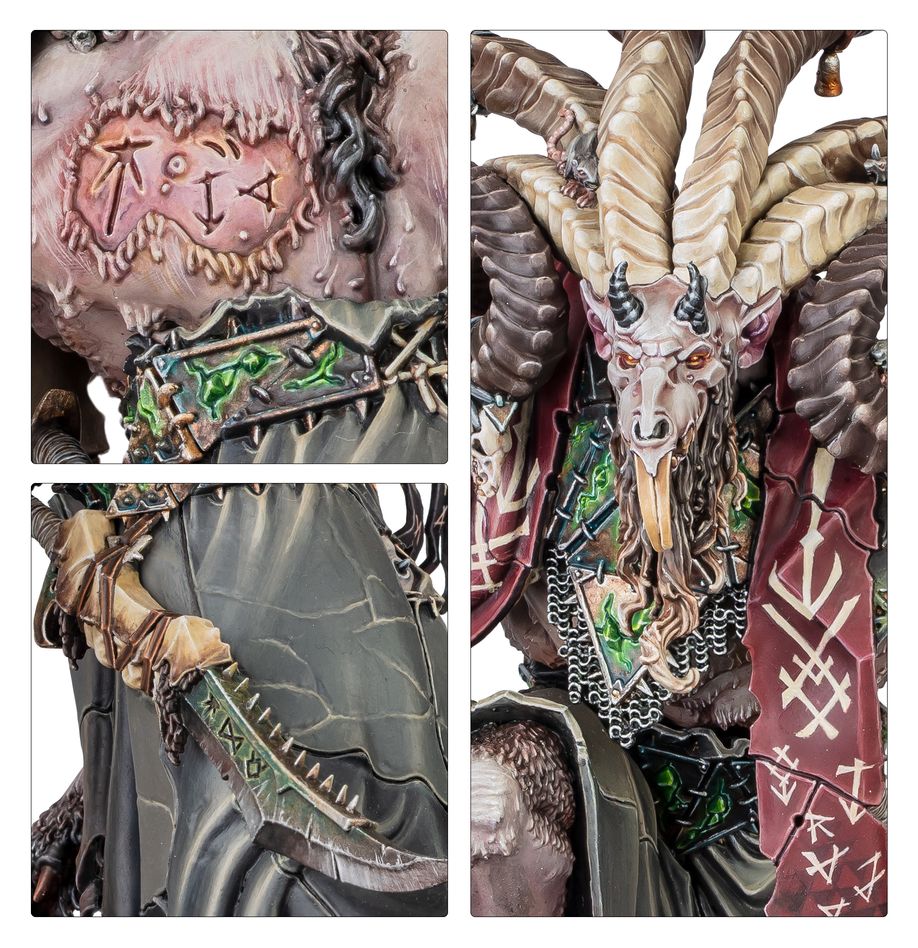 Skaven: Vizzik Skour Prophet Horned Rat - Image 3