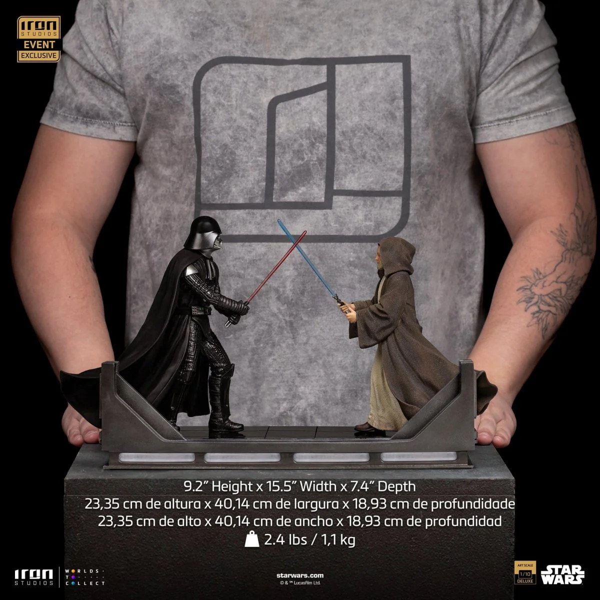 Star Wars Deluxe Darth Vader Vs Obi-Wan Kenobi (CCXP Exclusive 2025) 24cm ETA 28 Days - Image 10