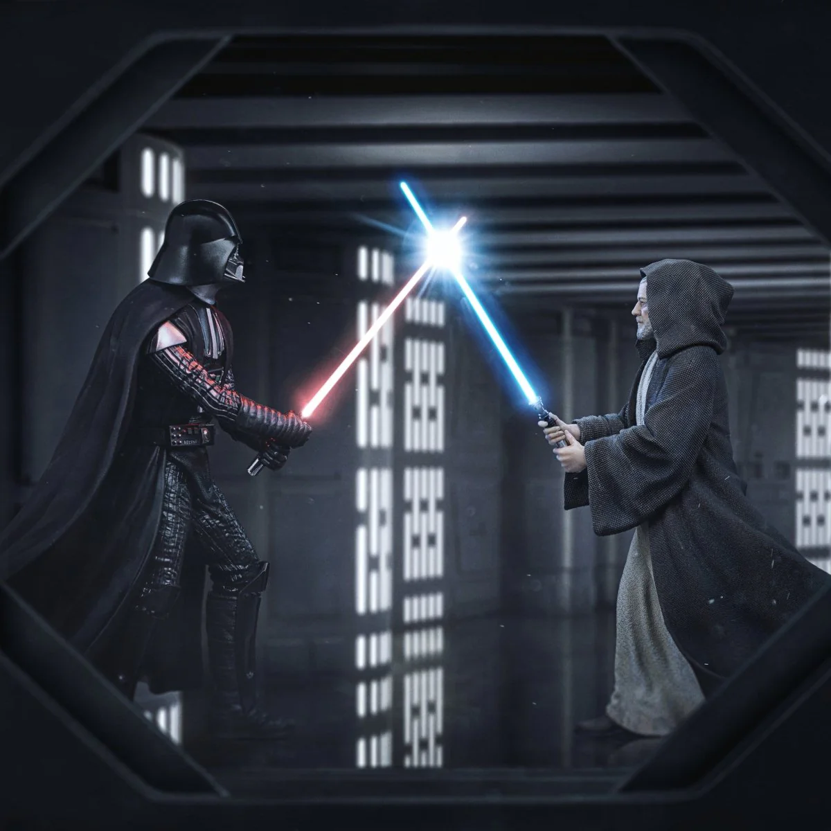 Star Wars Deluxe Darth Vader Vs Obi-Wan Kenobi (CCXP Exclusive 2025) 24cm ETA 28 Days - Image 4