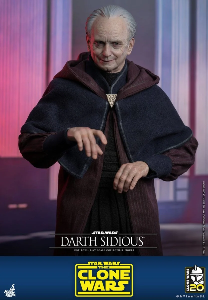 Hot Toys Star Wars: The Clone Wars Darth Sidious 29cm - Image 10