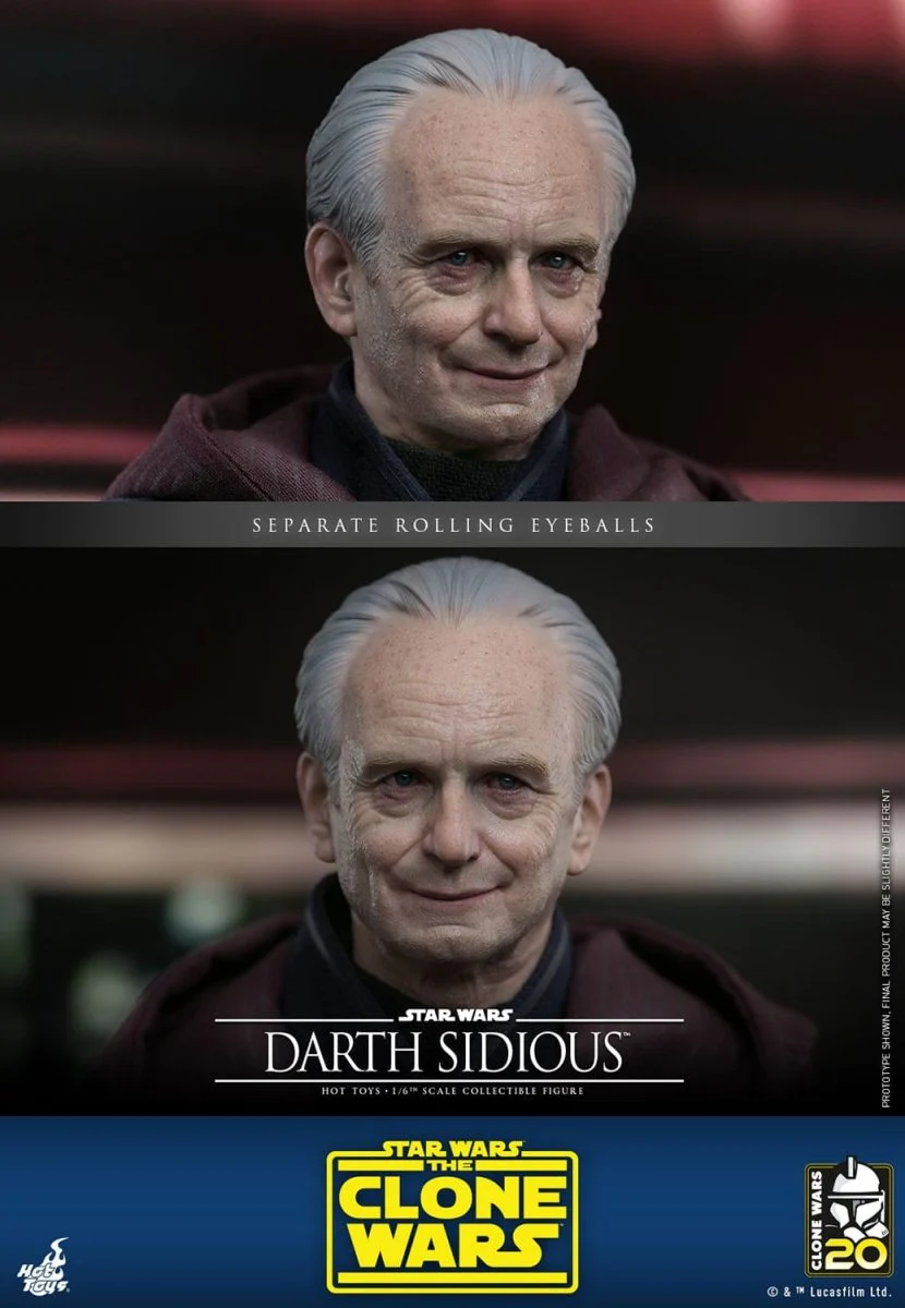 Hot Toys Star Wars: The Clone Wars Darth Sidious 29cm - Image 15