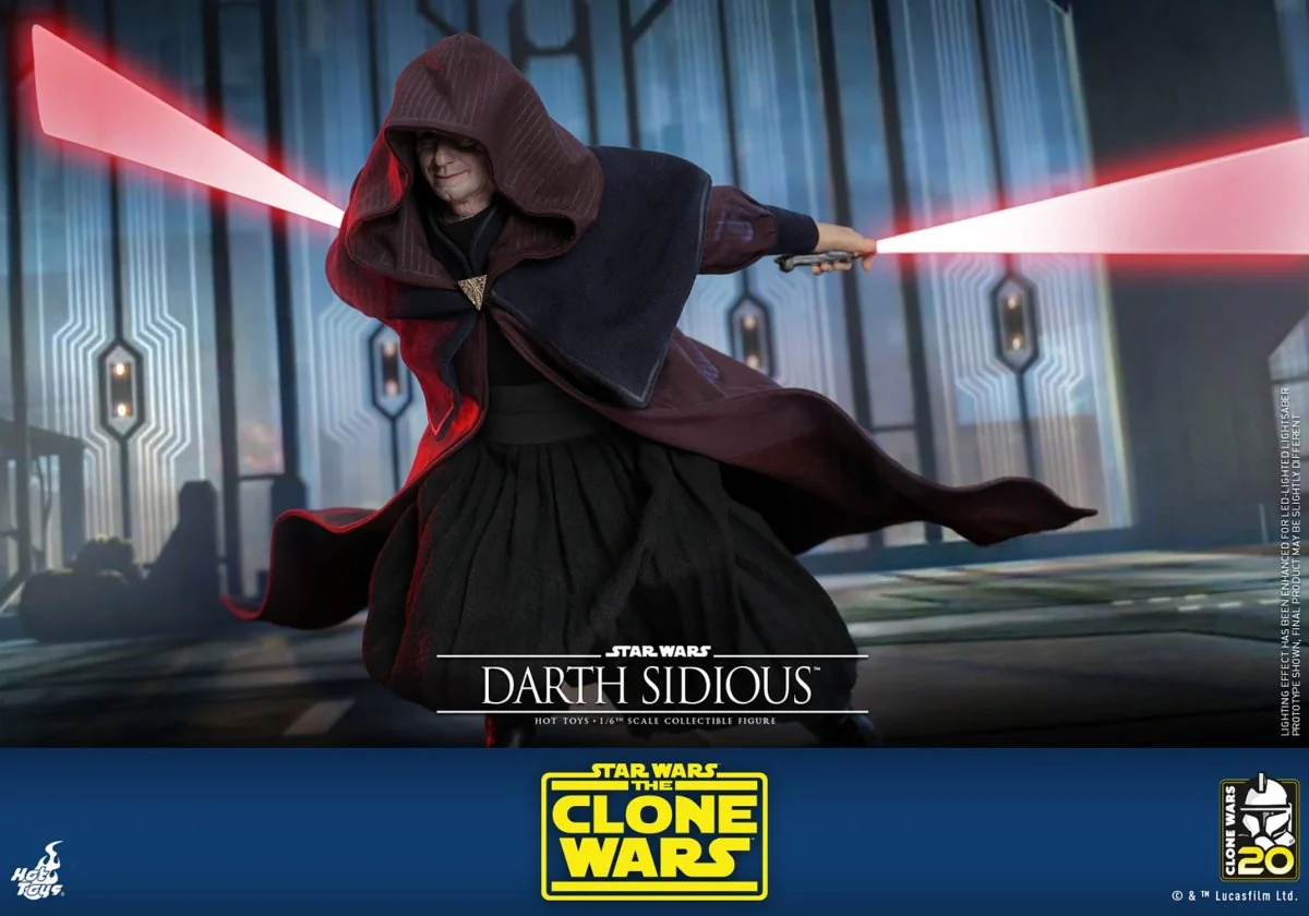 Hot Toys Star Wars: The Clone Wars Darth Sidious 29cm - Image 2