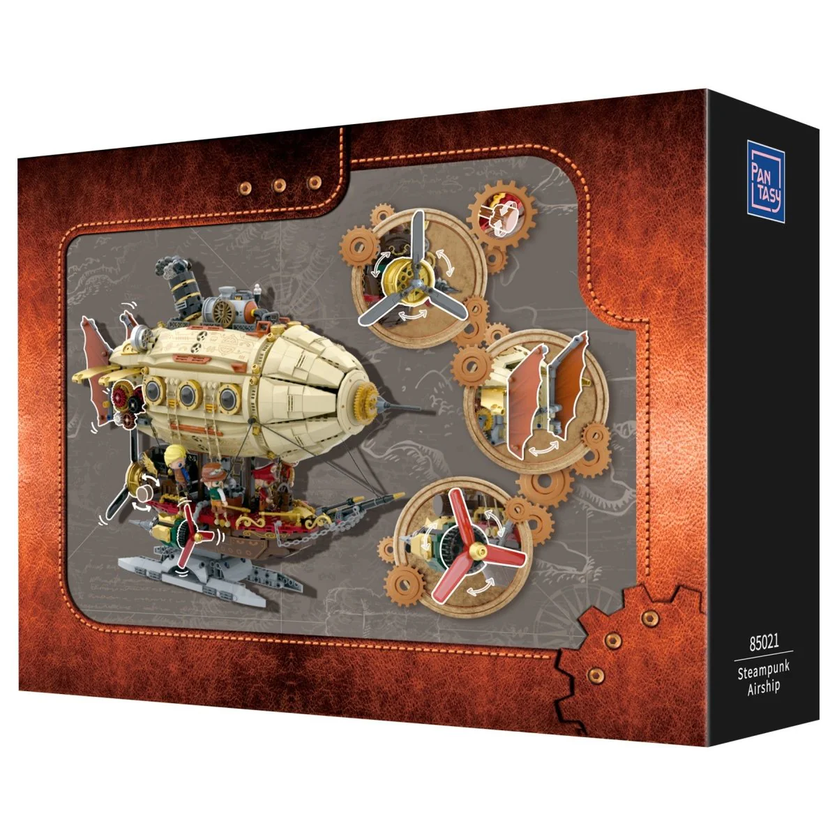 Pantasy Steampunk Airship - 1949 pcs - Image 8