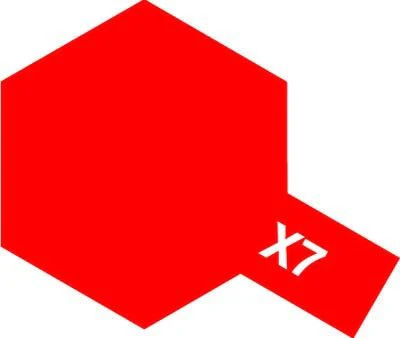 Tamiya Acrylic Paint Mini X-7 Red - Image 2