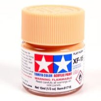 Tamiya Acrylic Paint Mini XF-15 Flat Flesh