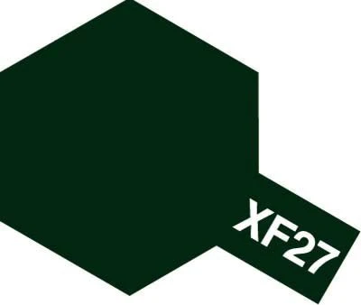 Tamiya Acrylic Paint Mini XF-27 Black Green - Image 2