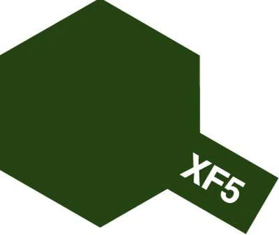 Tamiya Acrylic Paint Mini XF-5 Flat Green - Image 2