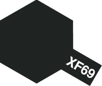 Tamiya Acrylic Paint Mini XF-69 NATO Black - Image 2