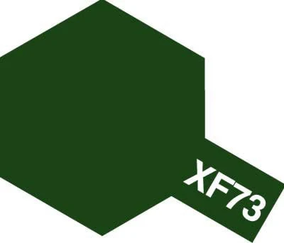 Tamiya Acrylic Paint Mini XF-73 Dark Green - Image 2