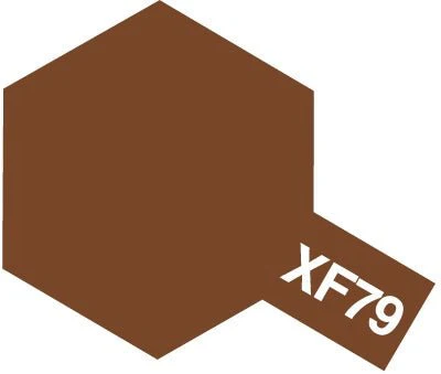 Tamiya Acrylic Paint Mini XF-79 Lino Deck Brown - Image 2