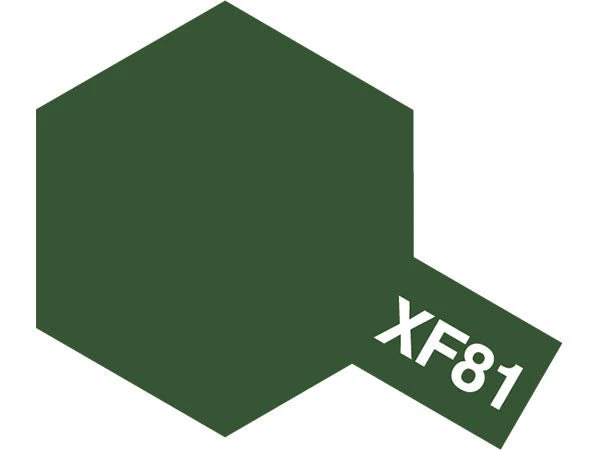 Tamiya Acrylic Paint Mini XF-81 RAF Dark Green 2 - Image 2