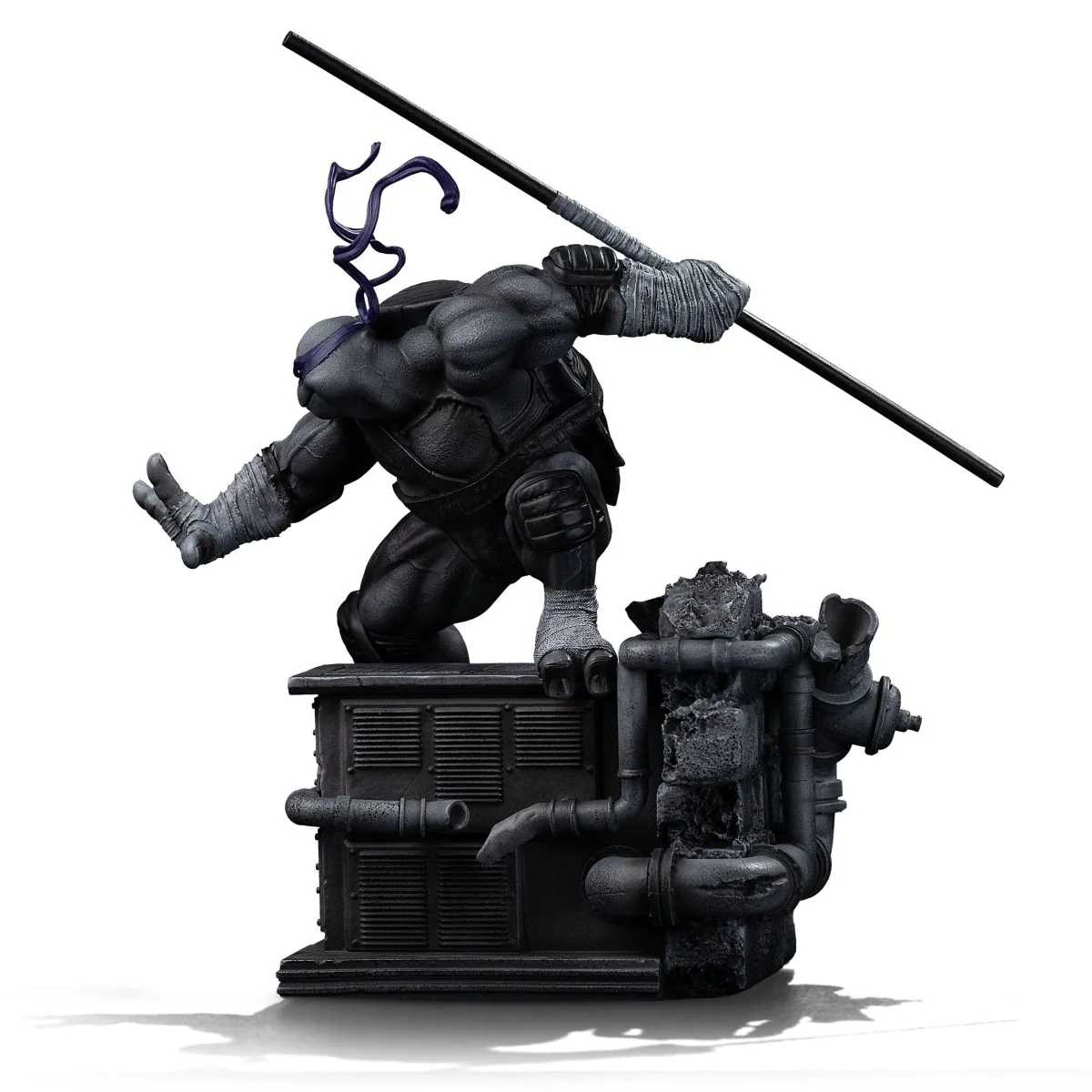 Teenage Mutant Ninja Turtles Donatello Black and White Variant 26cm ETA 28 Days