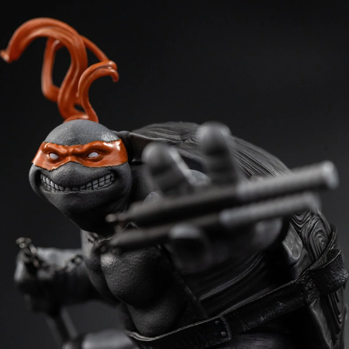 Teenage Mutant Ninja Turtles Michelangelo Black and White Variant 26cm ETA 28 Days - Image 5