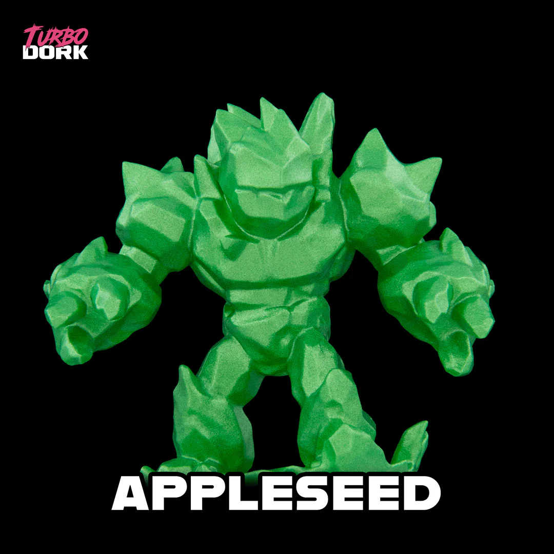 Turbo Dork: Apple Seed Metallic Acrylic Paint 22ml - Image 2